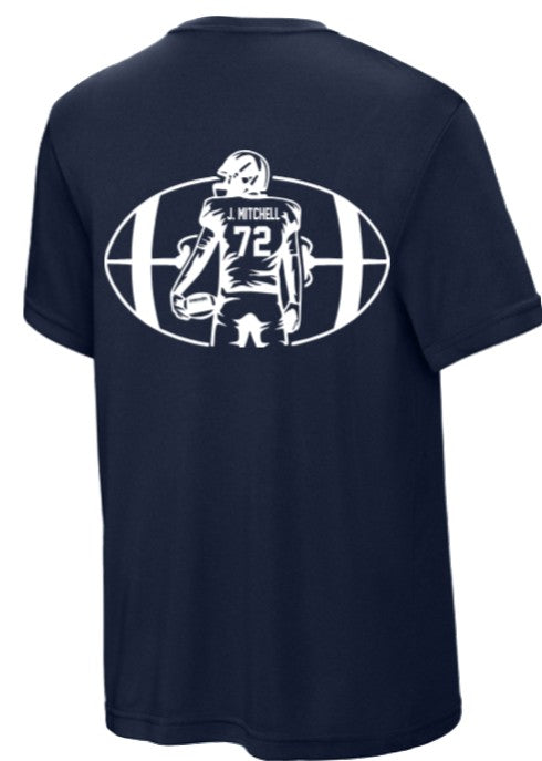Roxbury Football with Personalized Football Player(s) /Cheerleader: t-shirt, long sleeve or sweatshirt