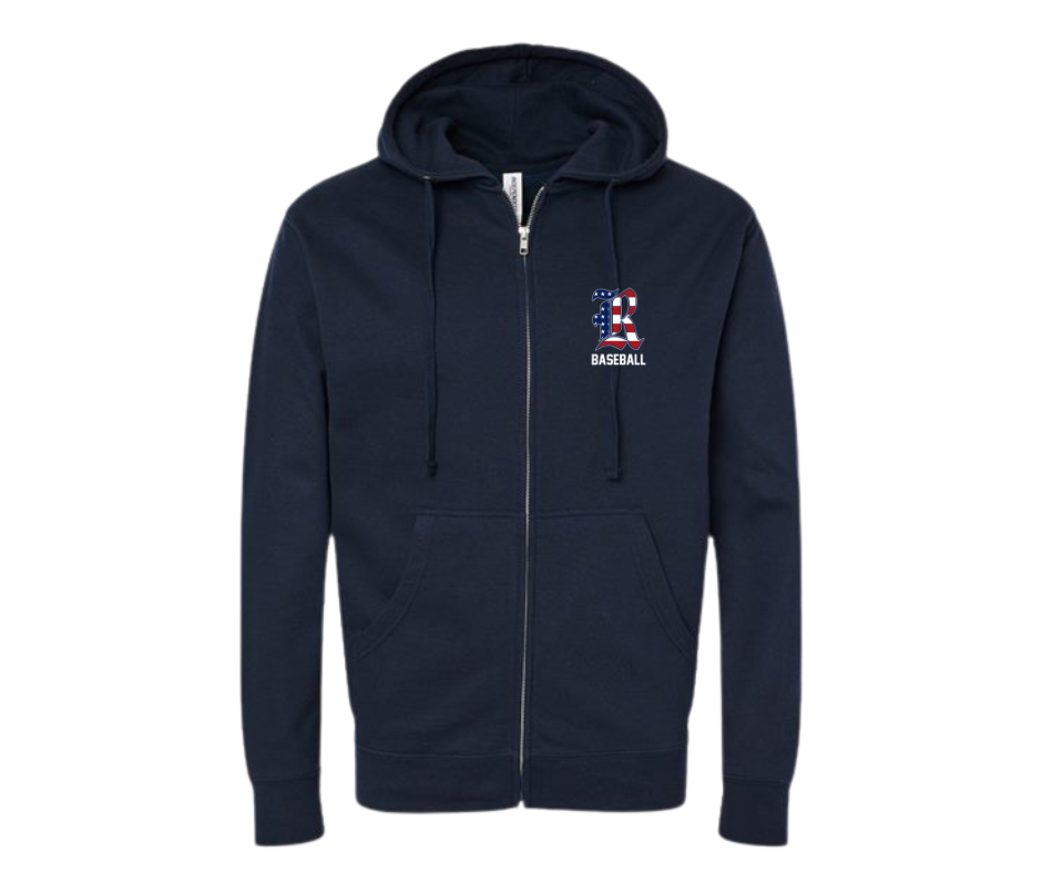American Logo Full Zip: Youth/Adult