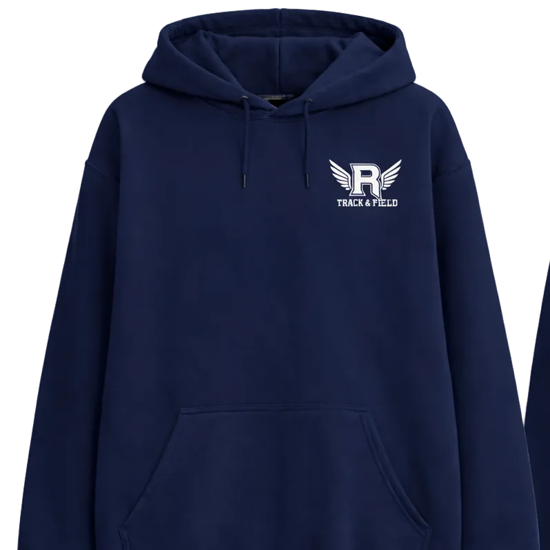 Leave it on the Track Navy hoodie: Youth and Adult