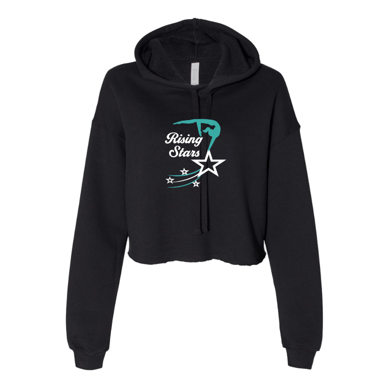 Rising Star Cropped Hoodie with Personalization Option: Adult sizing only