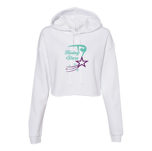 Rising Star Cropped Hoodie with Personalization Option:  Adult sizing only