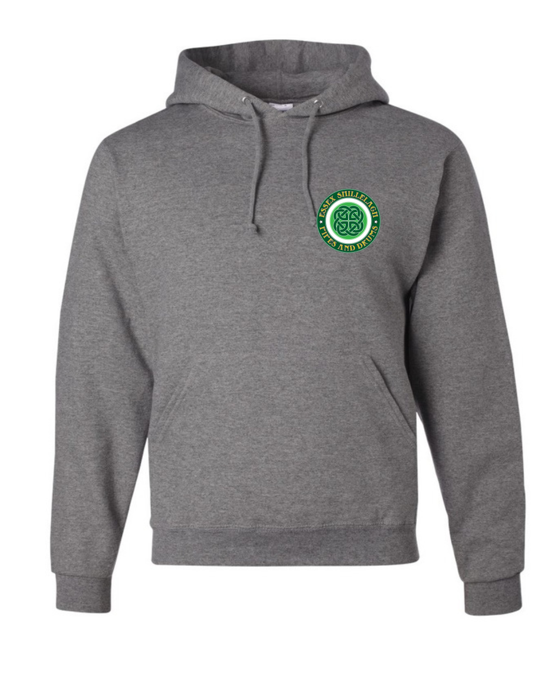 Essex Shillelagh Pipes & Drums Hoodie: Youth and Adult