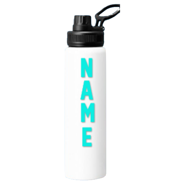 Rising Star Water Bottle with Personalization Option