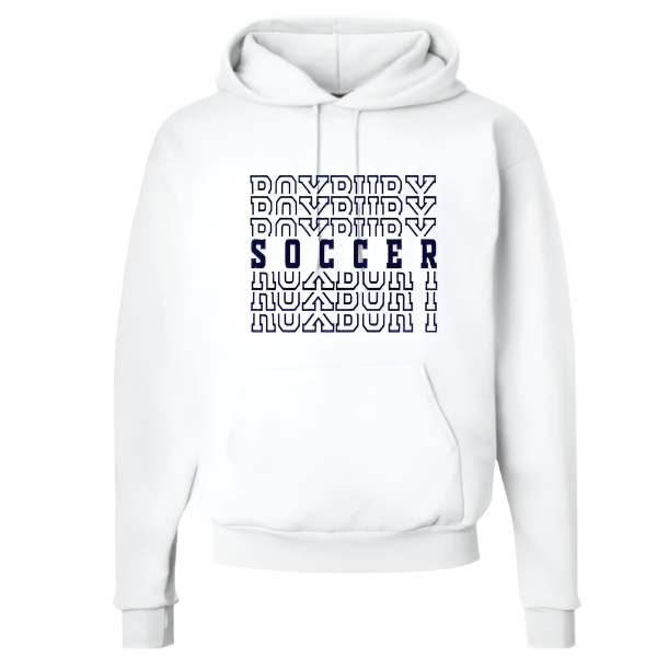 Roxbury Soccer Retro Sweatshirt: Hoodie or Crew: Youth and Adult