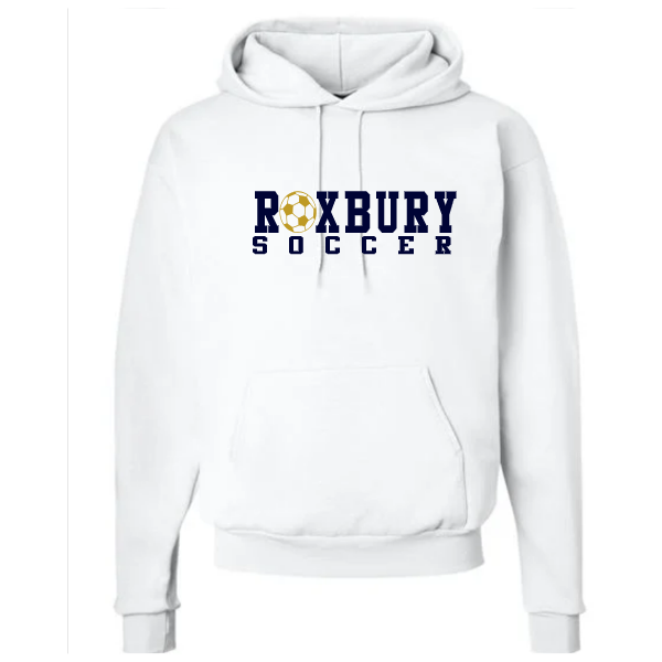 Roxbury Soccer Ball Sweatshirt: Hoodie or Crew: Youth and Adult