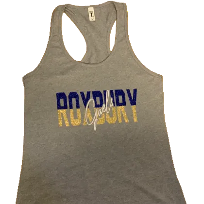 Roxbury Gaels 2-tone Glitter RacerbackTank