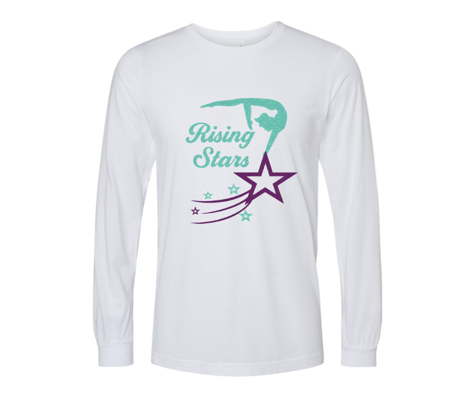 Rising Star Long Sleeve Shirt Youth and Adult with Personalization Option