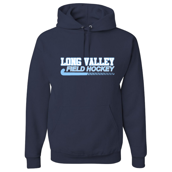 LV Field Hockey Hoodie: Youth or Adult: Navy, White, Gray or Columbia Blue