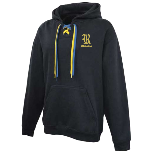 Hoodie with GOLD AND WHITE Laces: Adult sizes only
