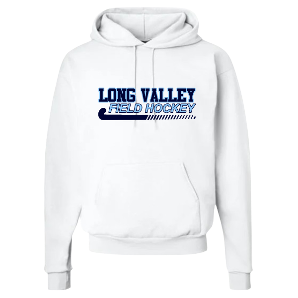 LV Field Hockey Hoodie: Youth or Adult: Navy, White, Gray or Columbia Blue