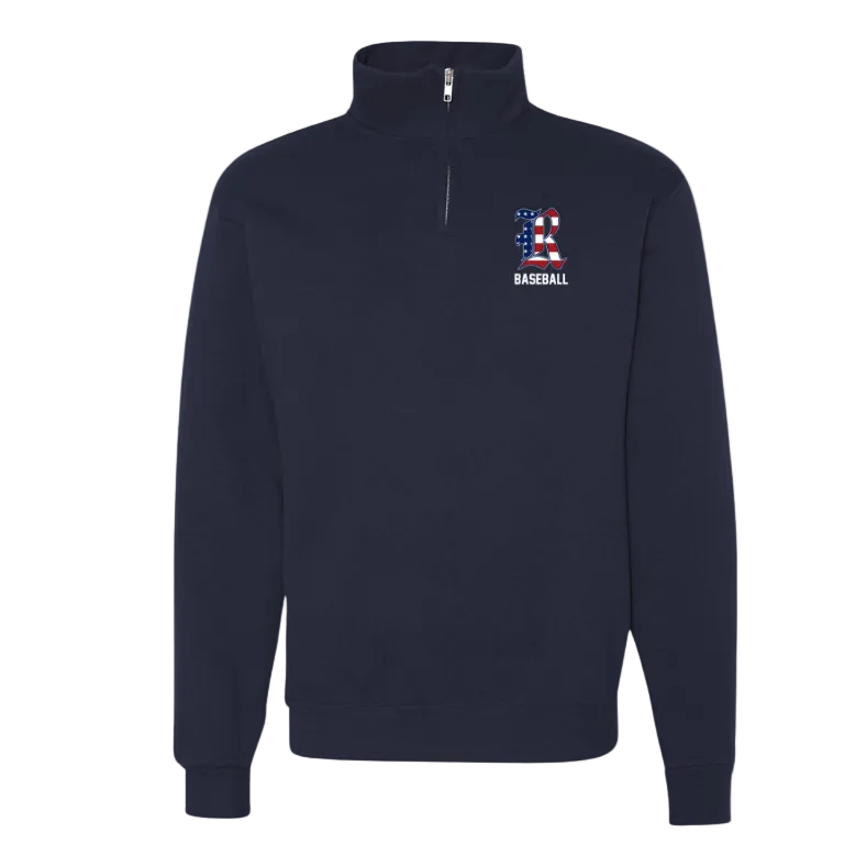 American Logo Quarter Zip: Unisex sizing