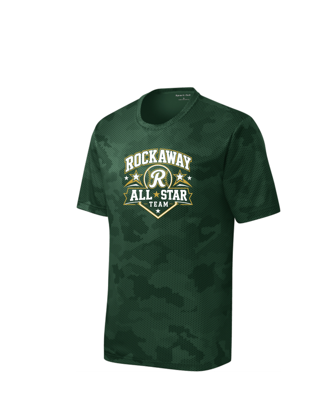 Rockaway All-Star CamoHex Dri Fit T-shirt: Youth and Adult