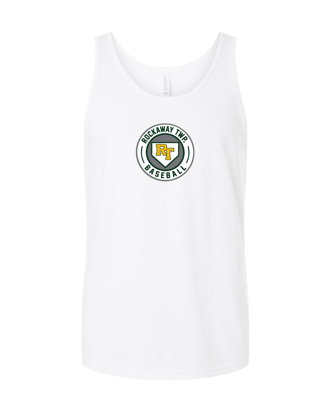 Rockaway Baseball Logo Tank: Unisex and Youth