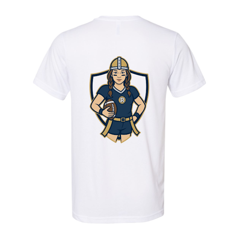 Roxbury Girls Flag Football Girl Logo Tshirt, long sleeve, crewneck or hoodie