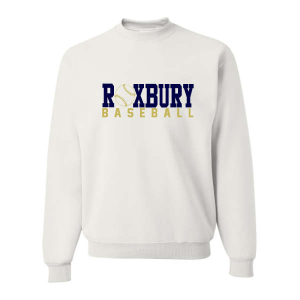 Roxbury Baseball with Ball Crewneck Sweatshirt: Youth and Adult