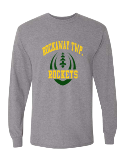 Rockets Vertical Football with Personalized Football Player(s) /Cheerleader: t-shirt, long sleeve or sweatshirt
