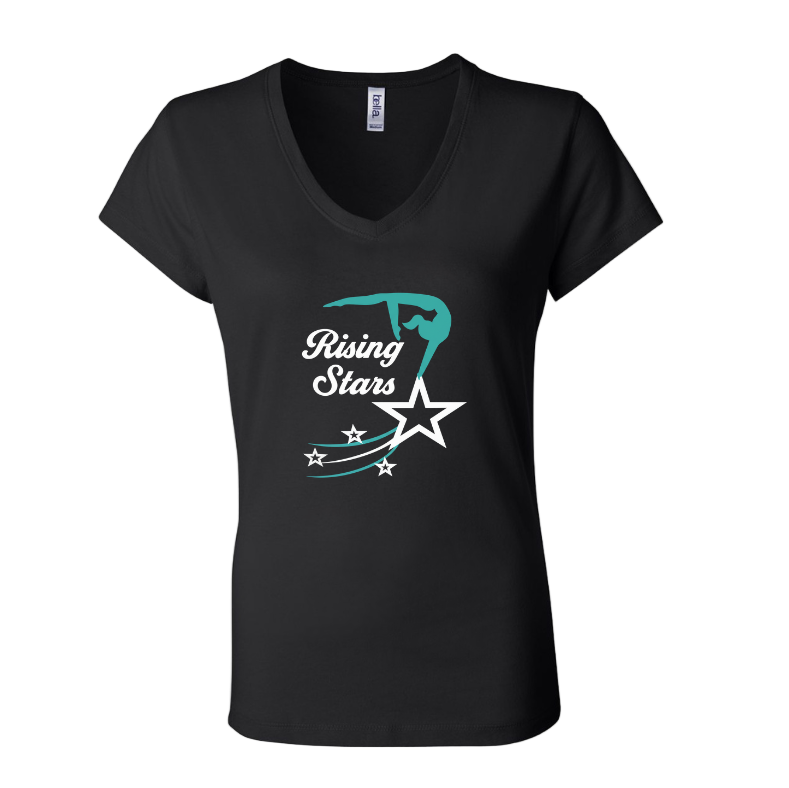Rising Stars Women's V-Neck T-shirt with Personalization Option