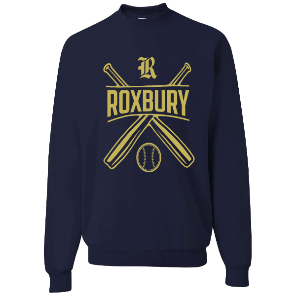 Roxbury Bats Crewneck Sweatshirt: Youth and Adult