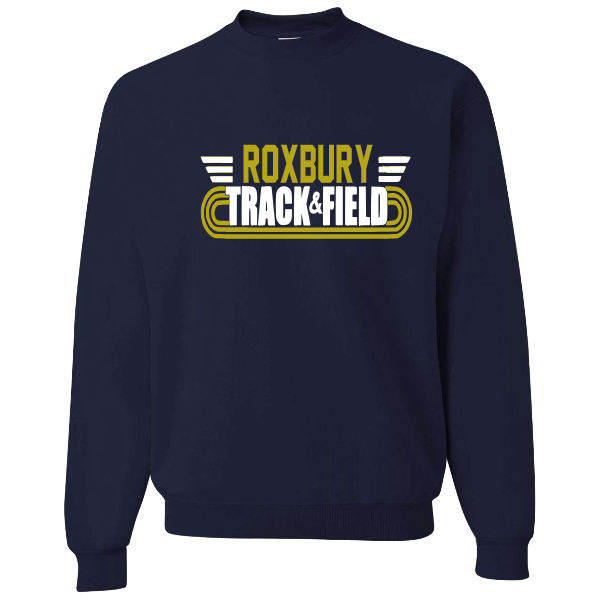 Roxbury Track and Field Sweatshirt: Hoodie or Crew: Youth and Adult