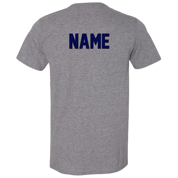 Eagle Logo T-Shirt: Adult or Youth: Gray or Navy