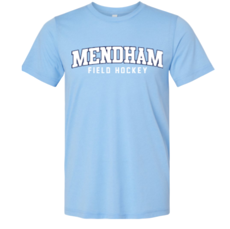 Mendham Twp Field Hockey Sticks T-Shirt: Adult or Youth with Personalization Option