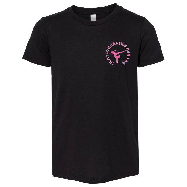 In My Gymnastics Mom Era T-shirt: Black or white