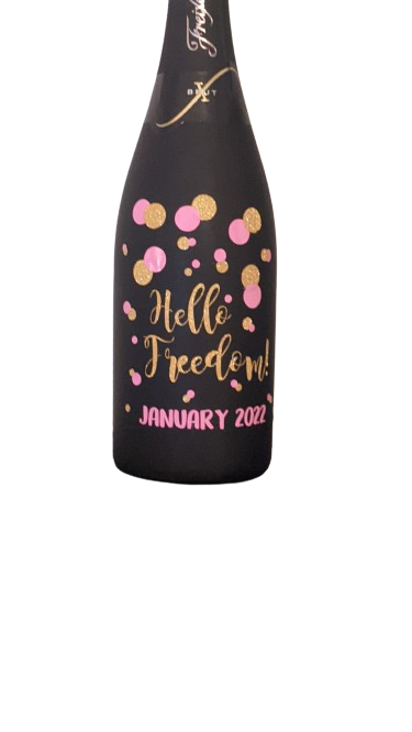 Retirement Champagne Bottle
