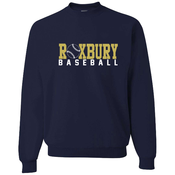 Roxbury Baseball with Ball Crewneck Sweatshirt: Youth and Adult