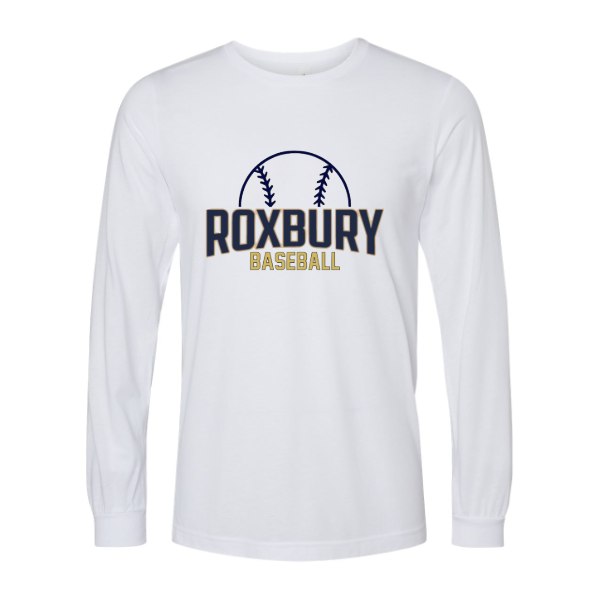 Roxbury Baseball Logo Long Sleeve Shirt: Youth and Adult