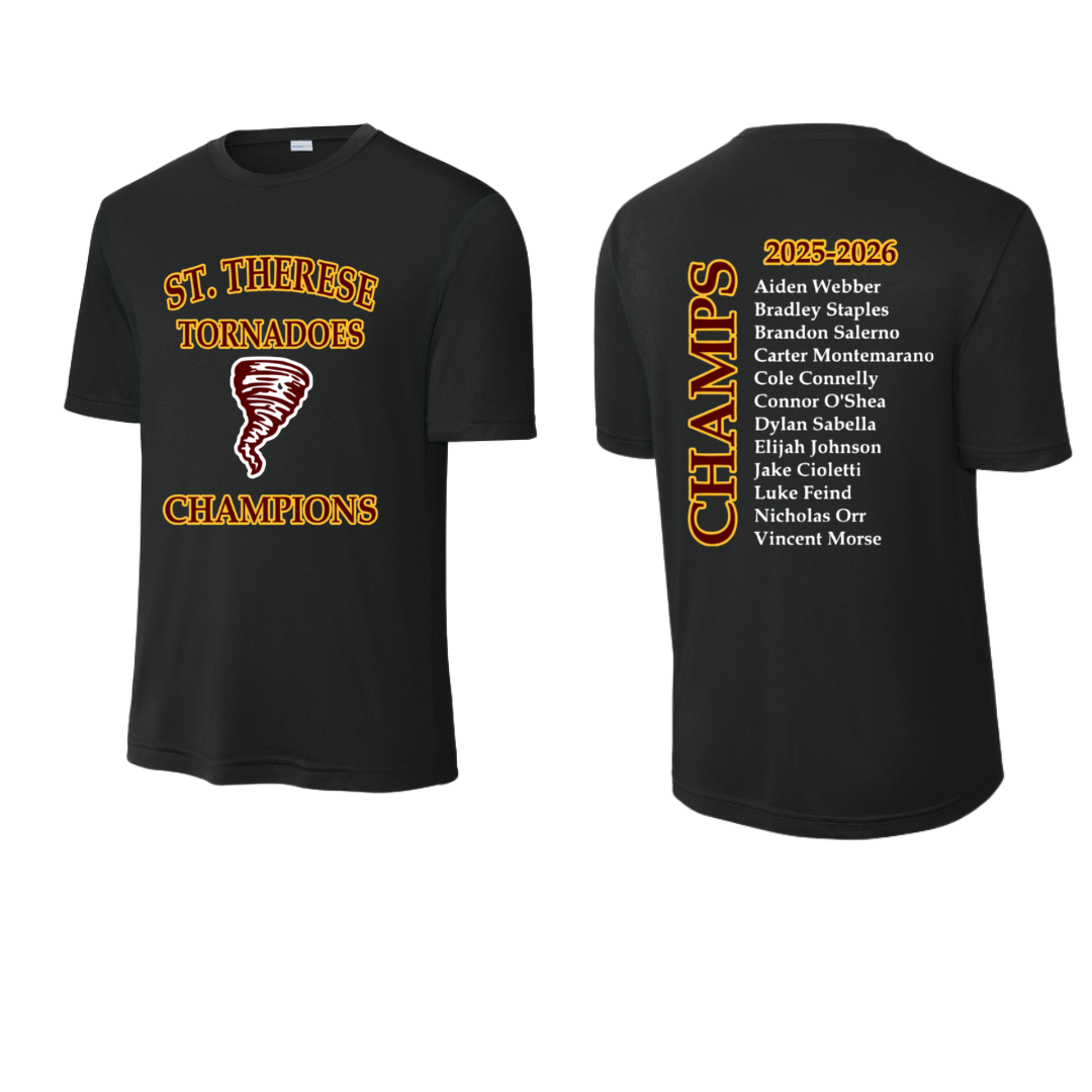8th Grade BOYS: CYO Champions Dri Fit T-shirt
