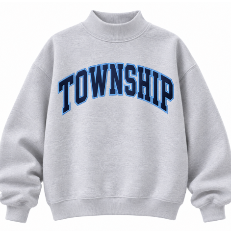 Township Mock Neck Crew Sweatshirt