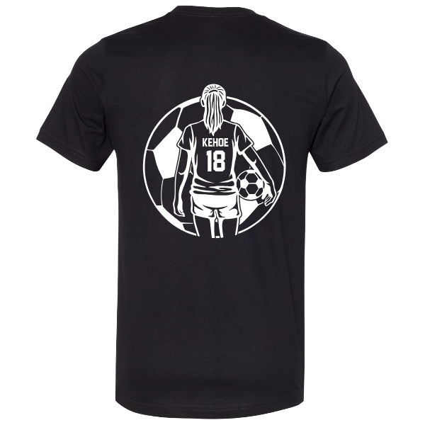 Personalized Girl Soccer Player YOUTH T-Shirt