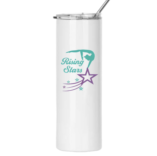 Rising Star Tumbler with Straw:  Personalization Option