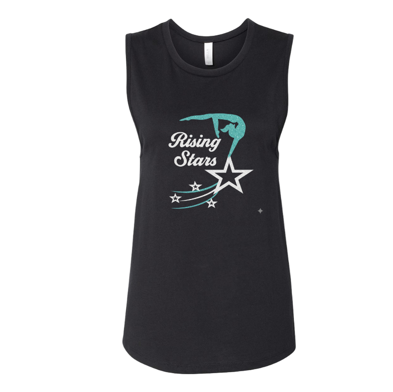 Rising Stars Women's Muscle Tank with Personalization Option