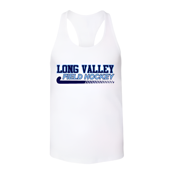 LV Field Hockey Women's Racerback Tank Top: Navy or White