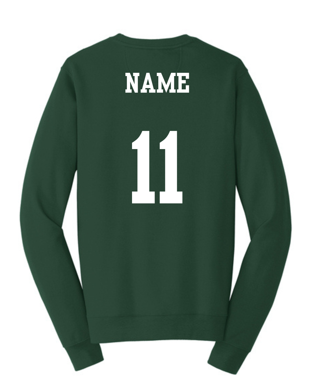 Rockaway Basketball Crewneck Sweatshirt:  Grey, white or Green
