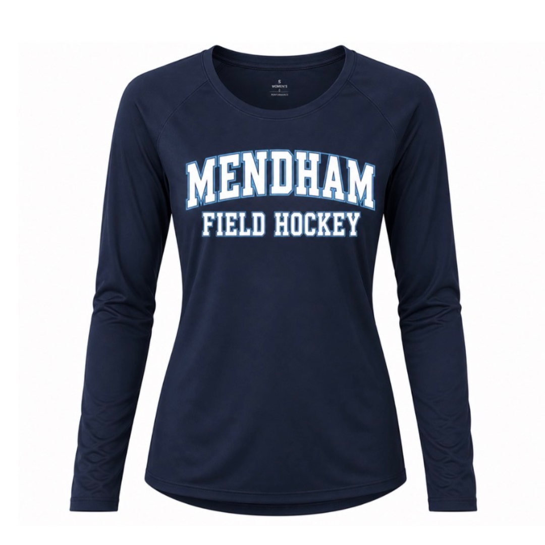 MTMS Field Hockey Dri Fit Long Sleeve Shirt with Personalization Option: Youth and Adult