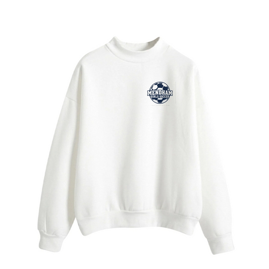 MTMS Girls Soccer Mock Neck Crew Sweatshirt
