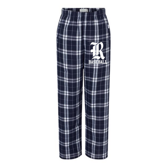 Roxbury Baseball PJ Pants:   Youth and Adult
