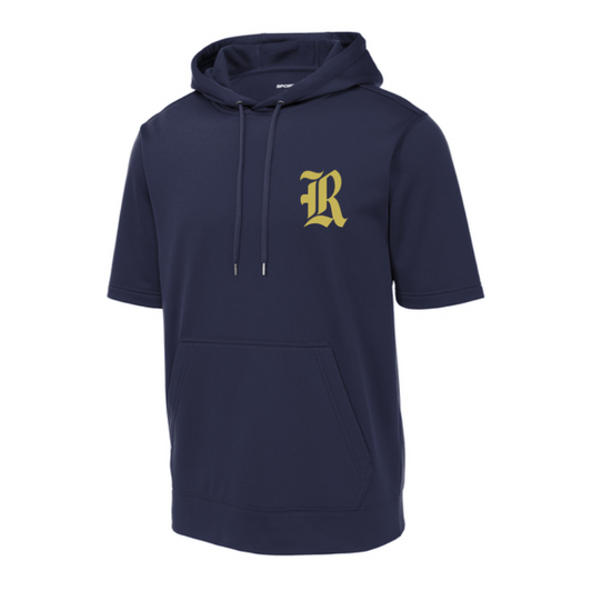 Roxbury Baseball Navy Short Sleeve Hoodie