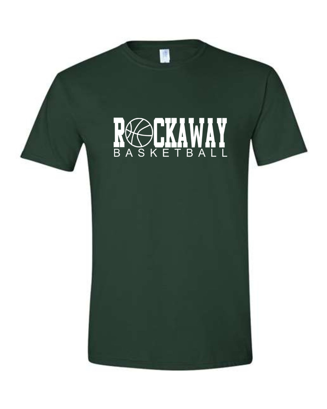 Rockaway Basketball T-shirt:  Grey, White or Green