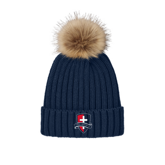 American Christian School Pom Beanie