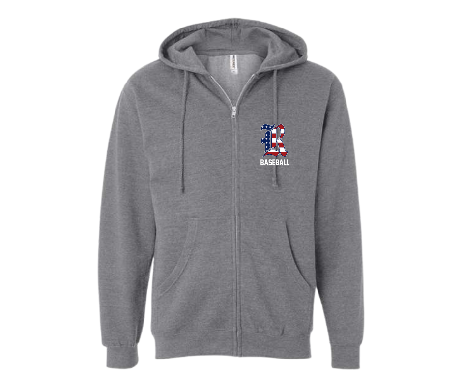 American Logo Full Zip: Youth/Adult