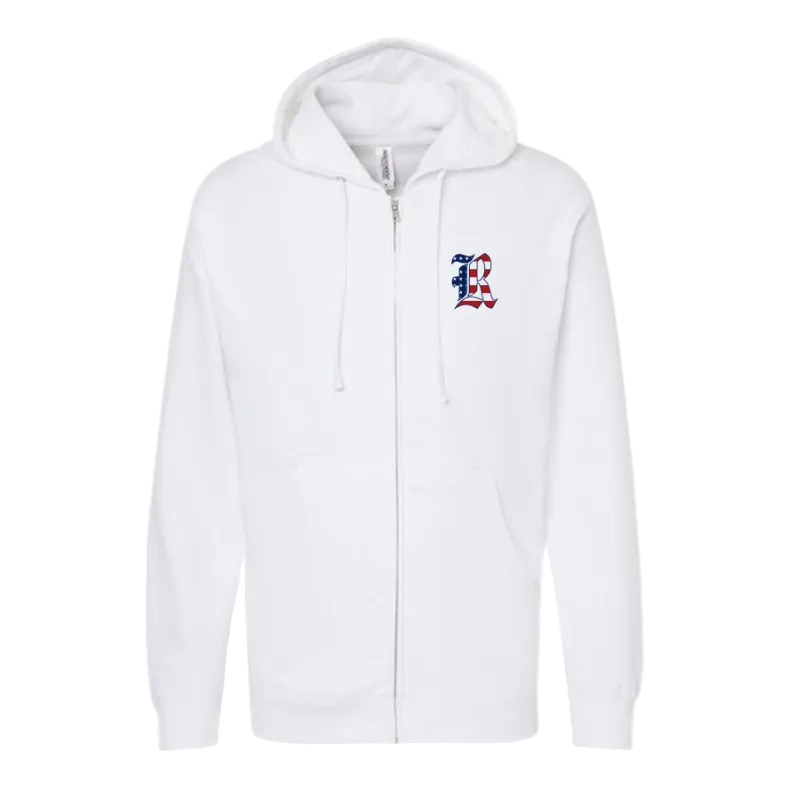 American Logo Full Zip: Youth/Adult