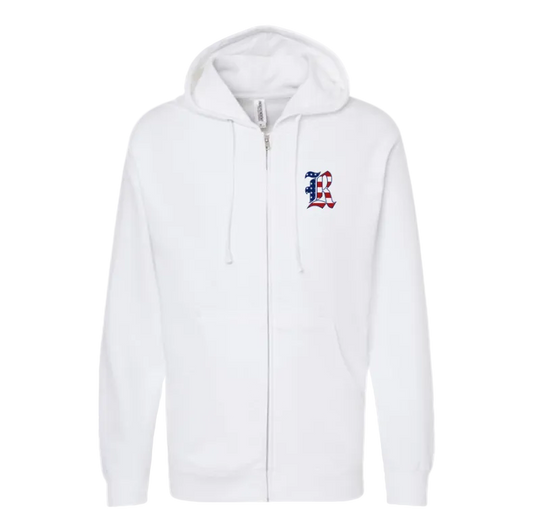 American Logo Full Zip: Youth/Adult