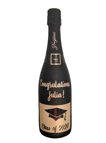 Graduation Champagne Bottle