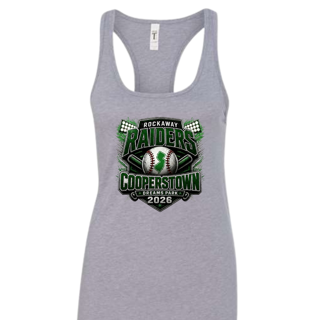 Cooperstown 12u Rockaway Women Racerback Tank Top with Personalization Option