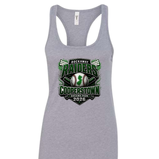 Cooperstown 12u Rockaway Women Racerback Tank Top with Personalization Option