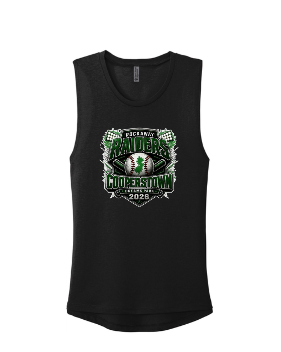 Cooperstown 12u Rockaway Muscle Tank Top with Personalization Option