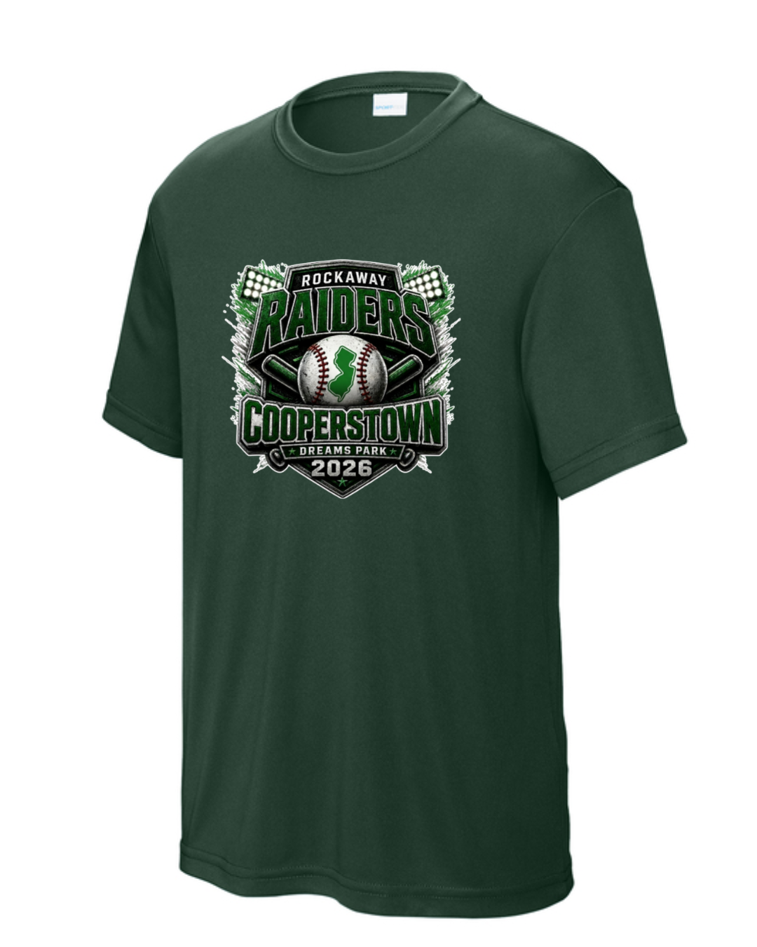 Cooperstown 12u Rockaway Dri Fit Shirt with Personalization Option:  youth adult